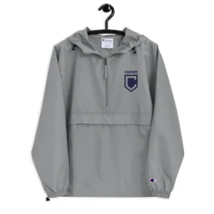 Shield Logo Unisex Embroidered Champion Packable Jacket - Light Colors