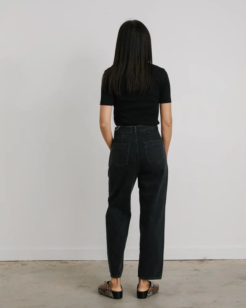Silhouette Denim Pant in Black