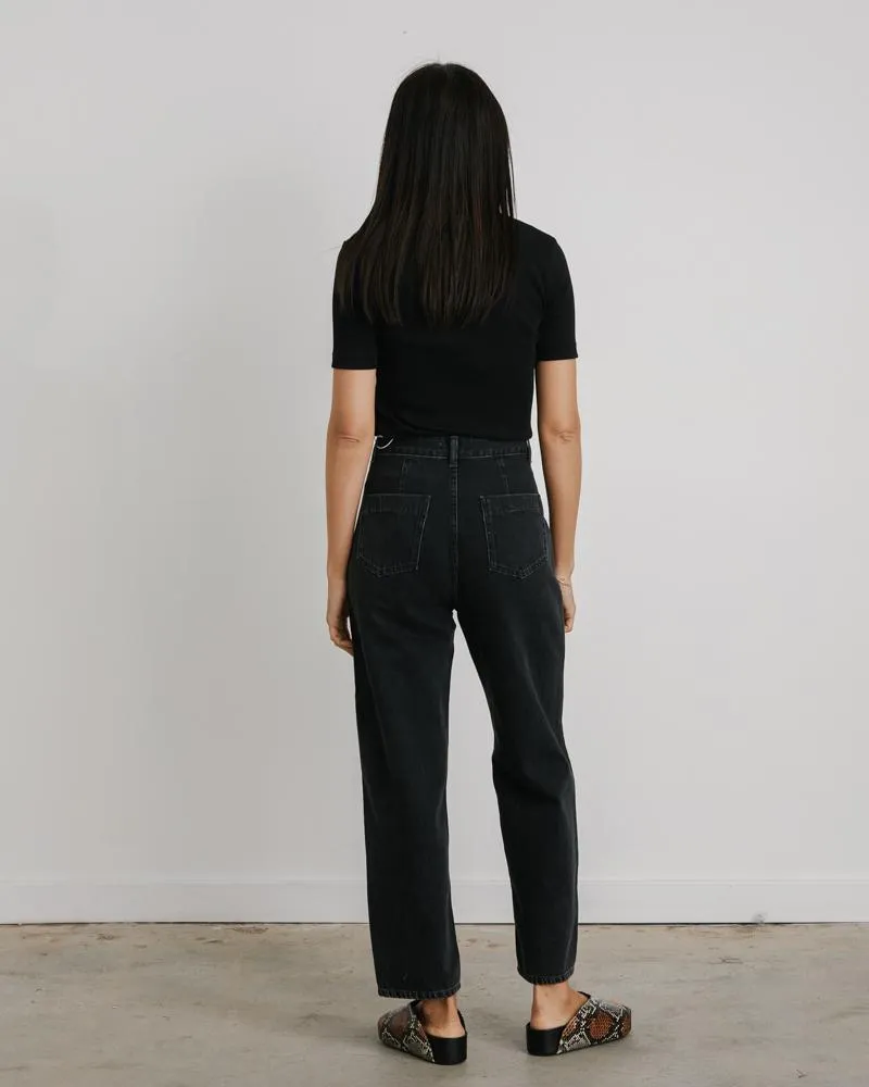 Silhouette Denim Pant in Black