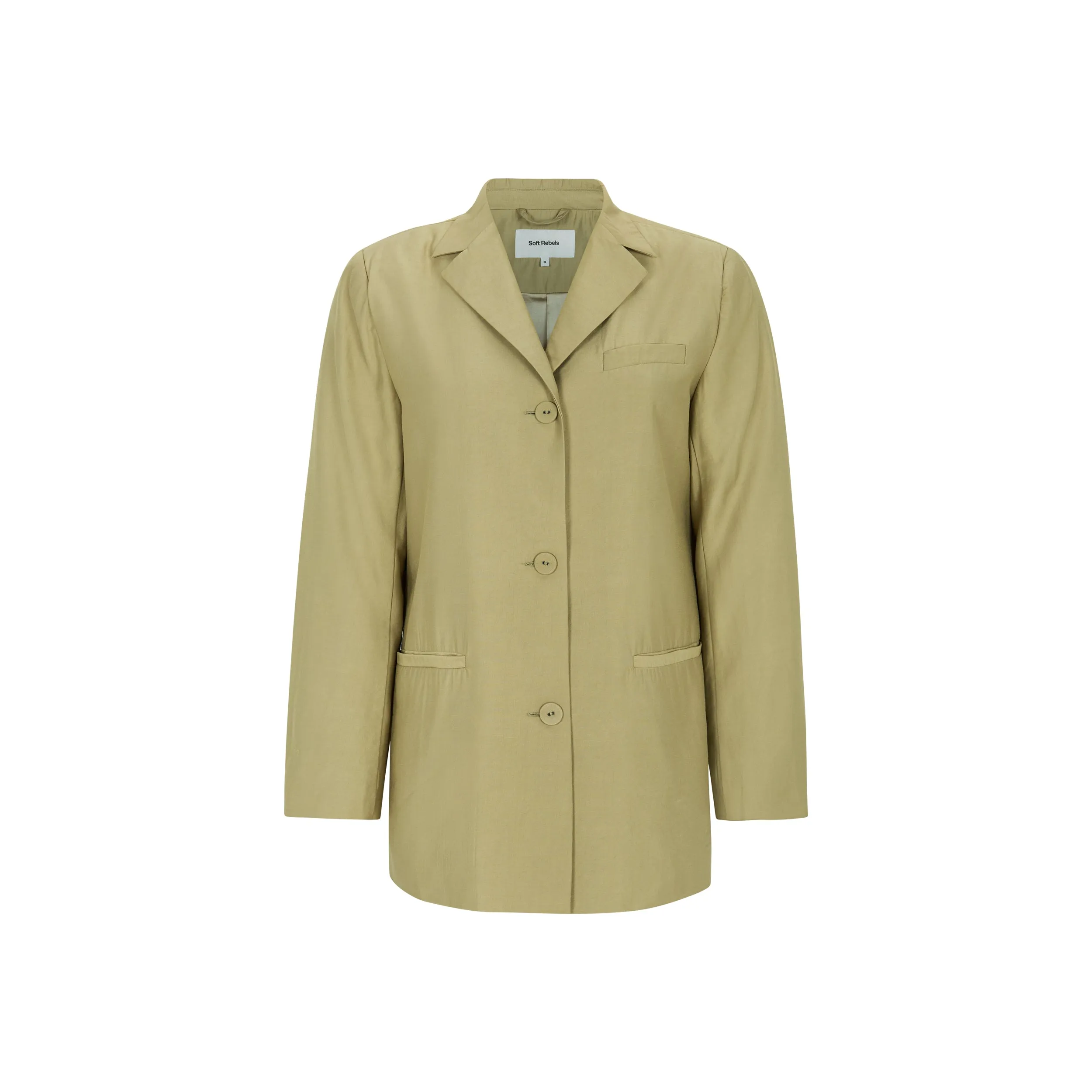 SRDelia Blazer - Olive Gray