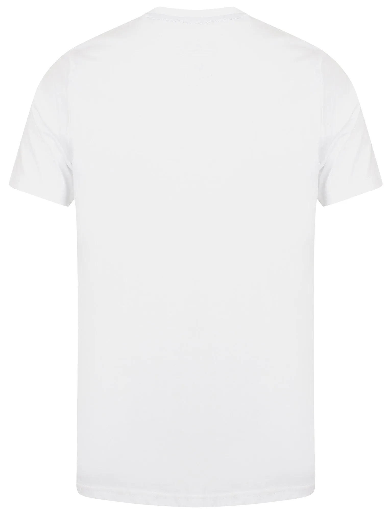 Steel Riders Motif Cotton Crew Neck T-Shirt In Optic White - Tokyo Laundry