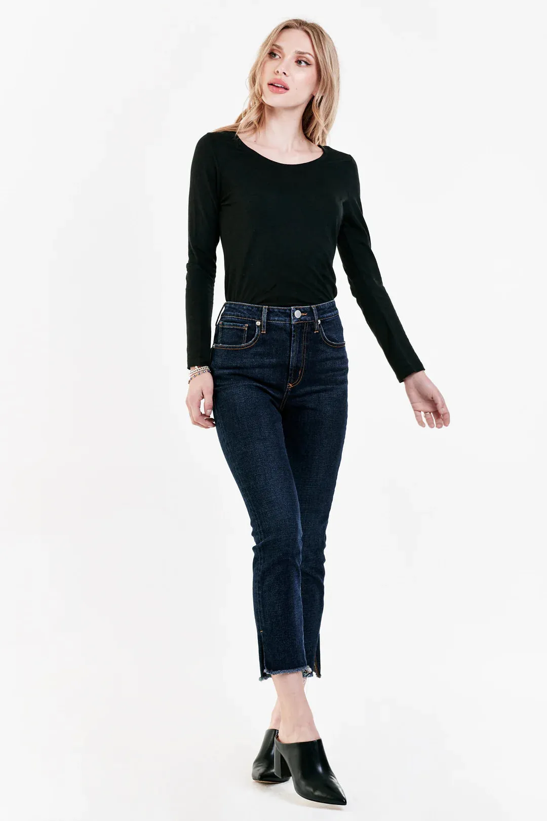 STELLA SUPER HIGH RISE CROPPED JEANS