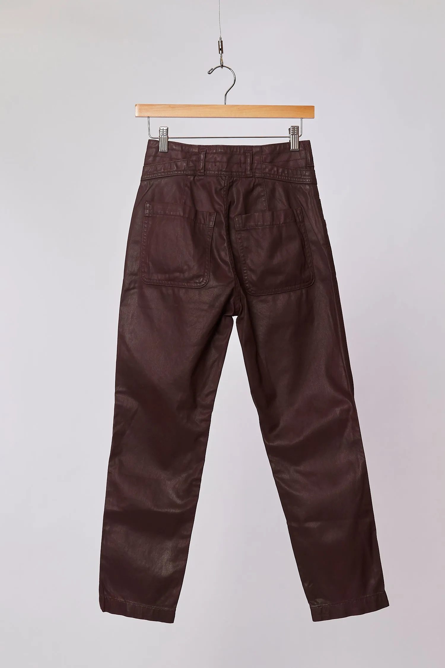 SUSIE HIGH RISE TAPERED STRAIGHT FIG