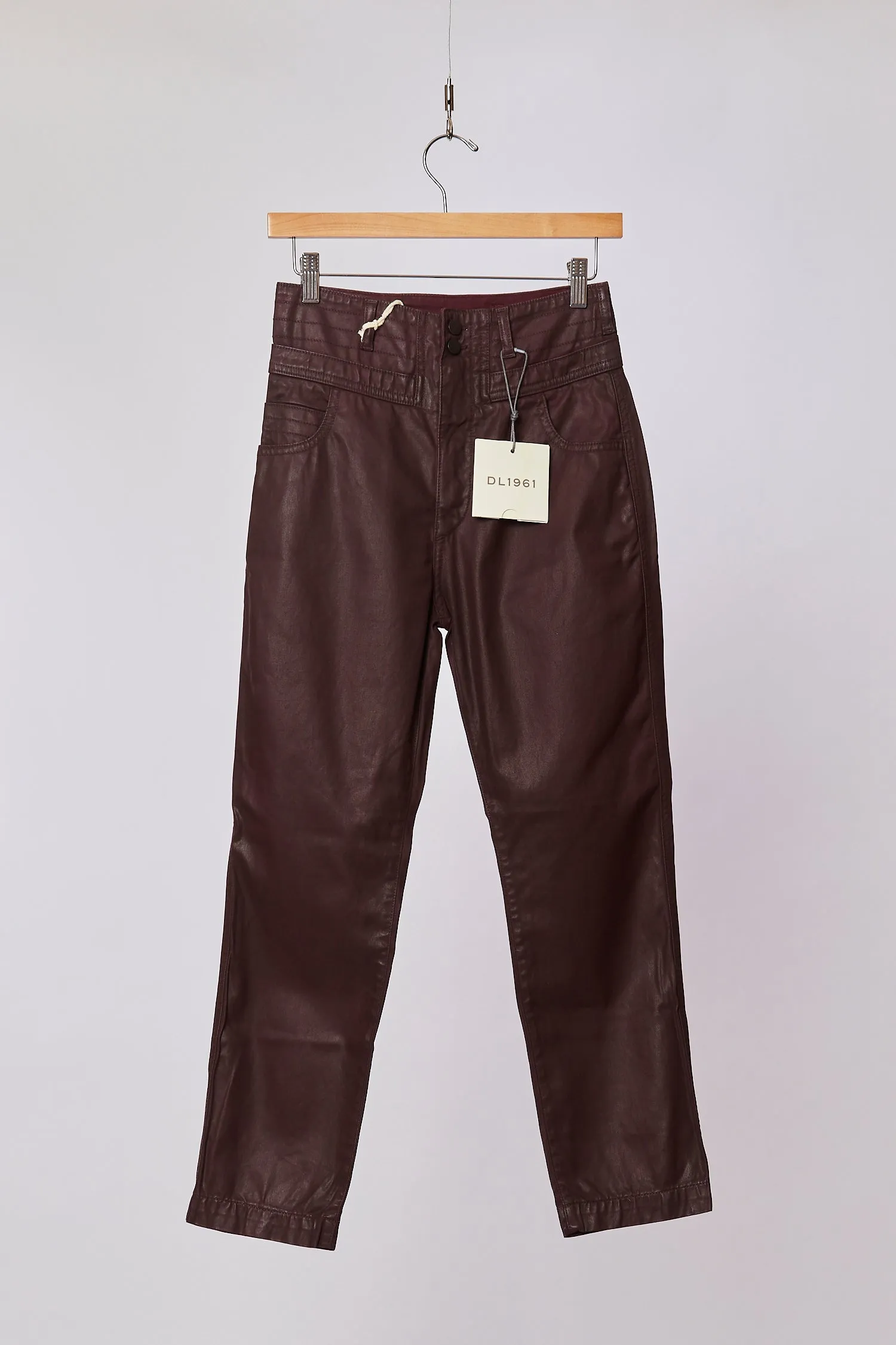 SUSIE HIGH RISE TAPERED STRAIGHT FIG