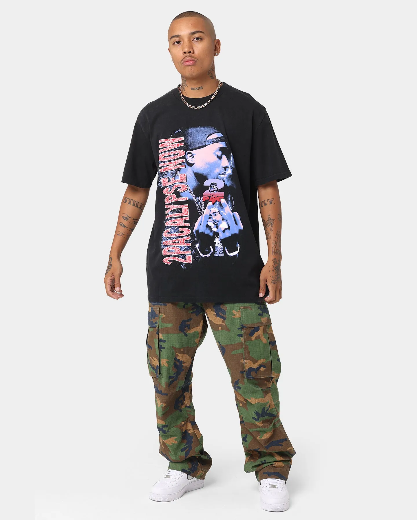 Tupac 2Pacalypse Now T-Shirt Black Wash