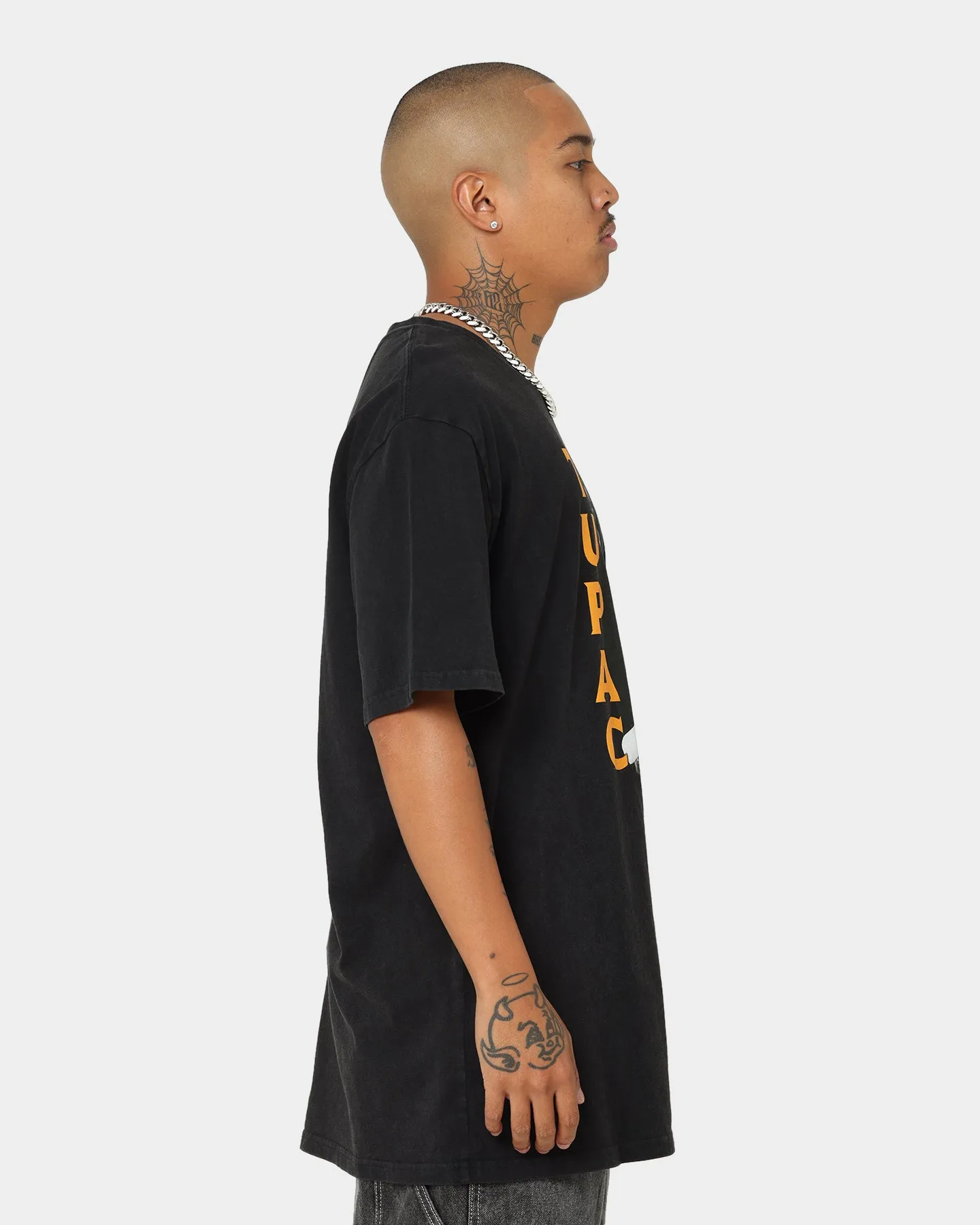 Tupac California Love T-Shirt Washed Black
