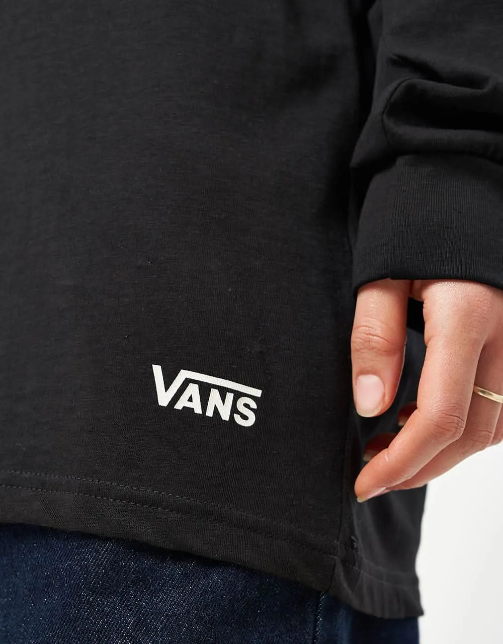 Vans Sidestripe Block L/S T-Shirt - Black