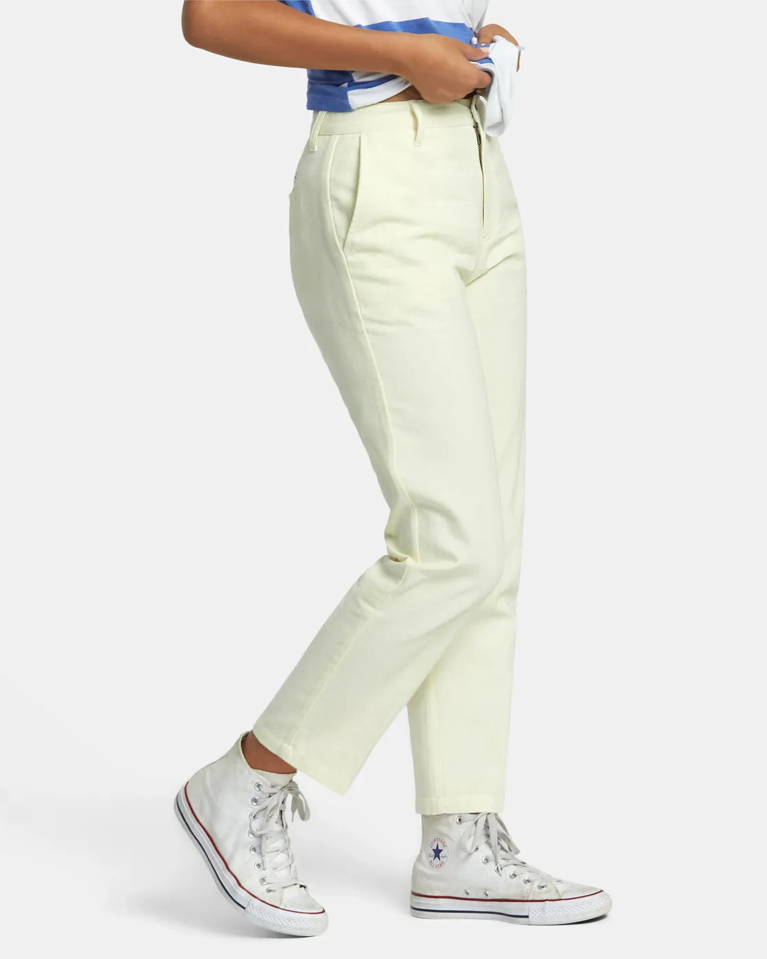 Weekend Cotton Pants - Natural