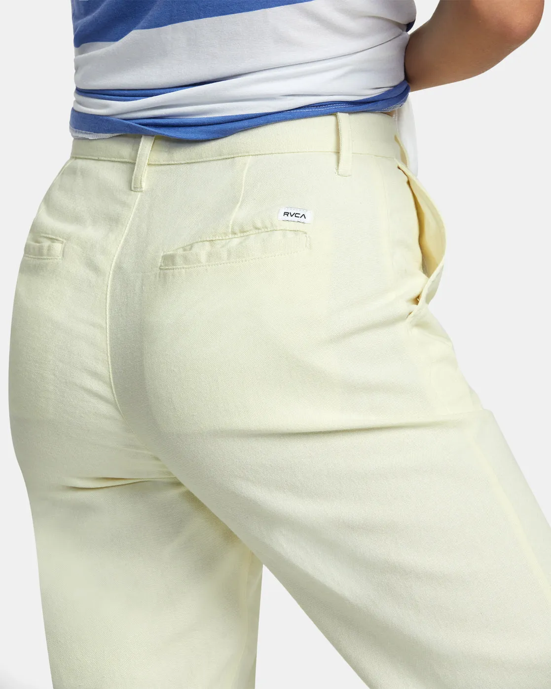 Weekend Cotton Pants - Natural