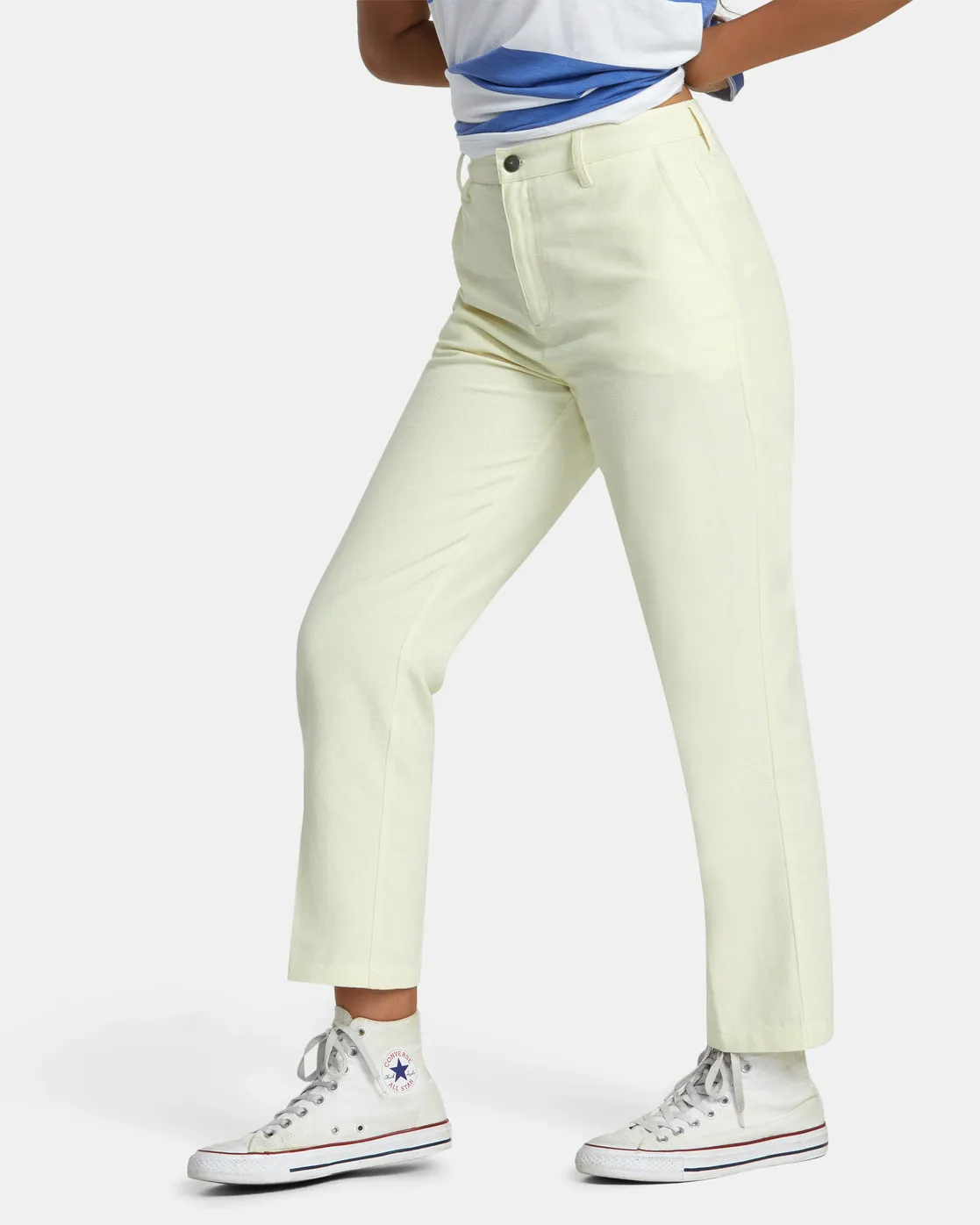 Weekend Cotton Pants - Natural
