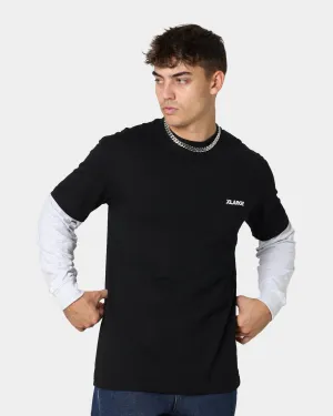 XLARGE 91 Double Long Sleeve T-Shirt Black/Snow Marle